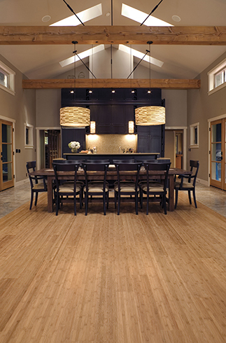 Bamboo flooring