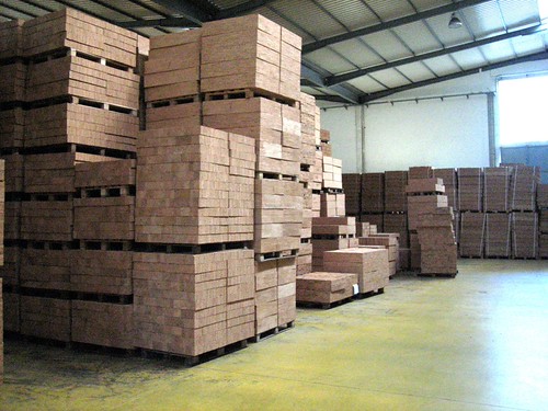 Cork Flooring Raw material ready for slicing