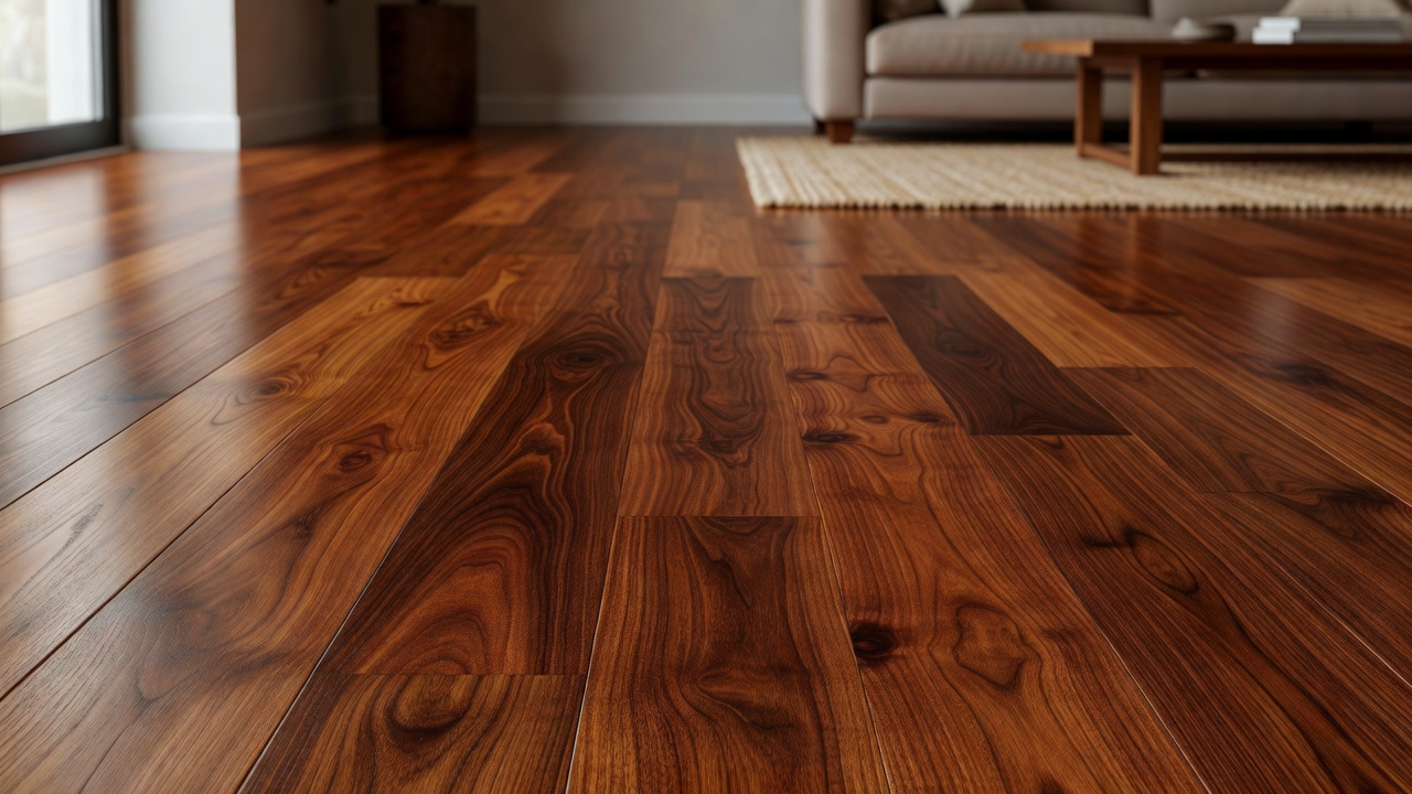 6000 Feet brazilian cherry hardwood 3/4″ solid x 5″ wide x rl- First Come First Served — modern flooring photography