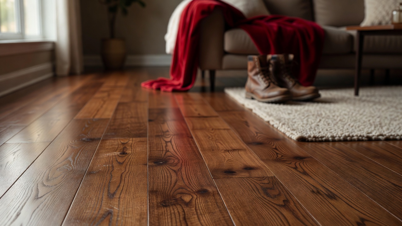 A quick visit with Santa and the Orlando crew — modern flooring photography