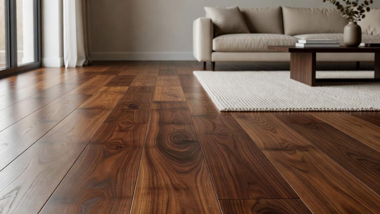 American Walnut — modern flooring photography