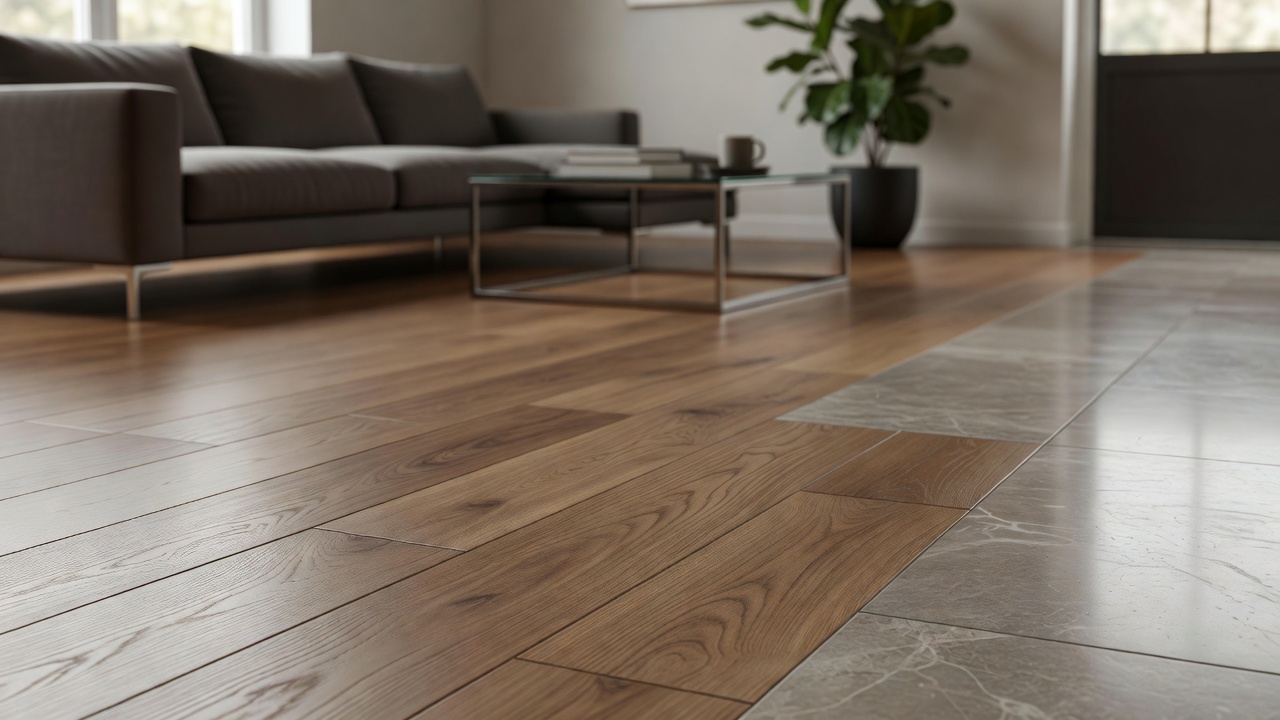 An installation — modern flooring photography