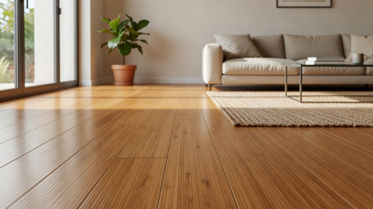 Bamboo Flooring Over Tile — modern flooring photography
