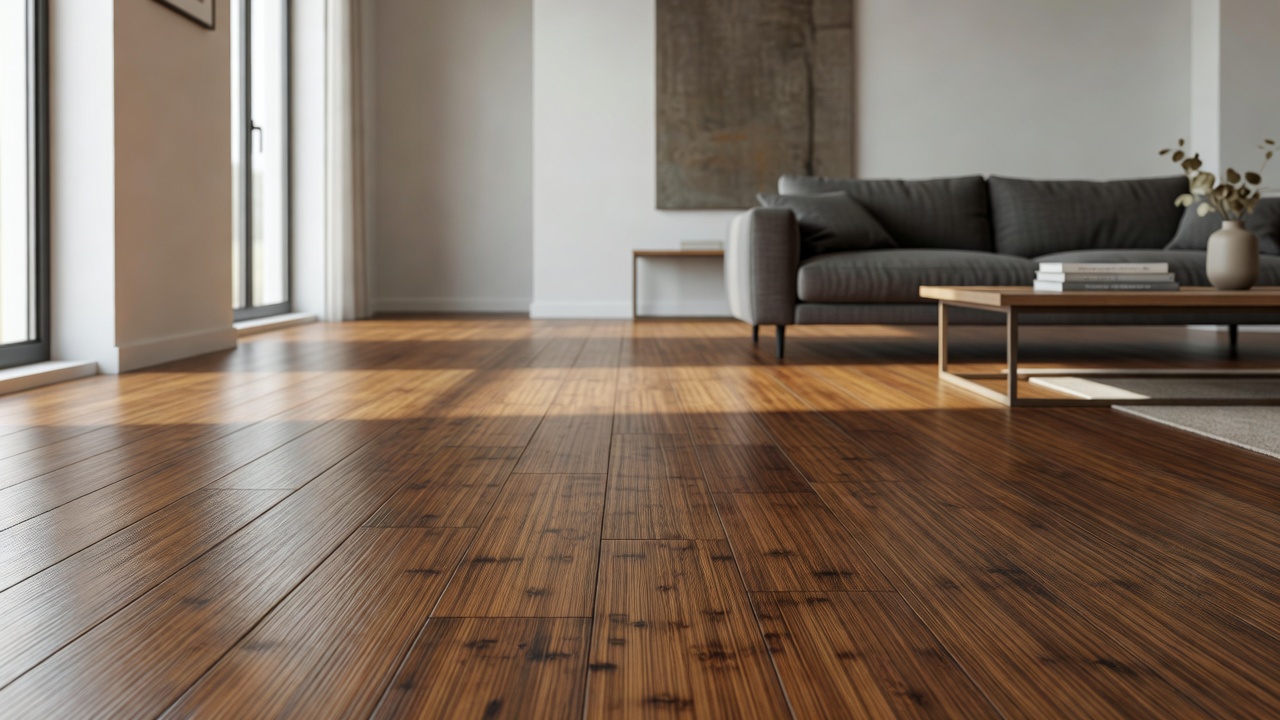 What is Carbonized Patina Solid Bamboo? — modern flooring photography