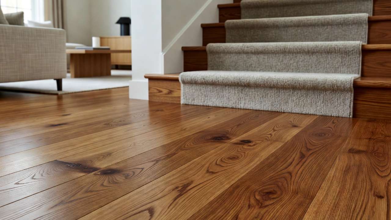 Carpet on Stairs — modern flooring photography