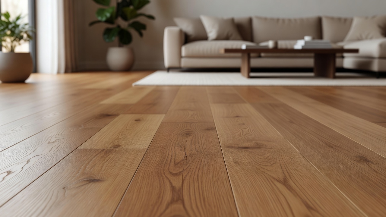 Clicking noise when walking on engineered wood floor — modern flooring photography