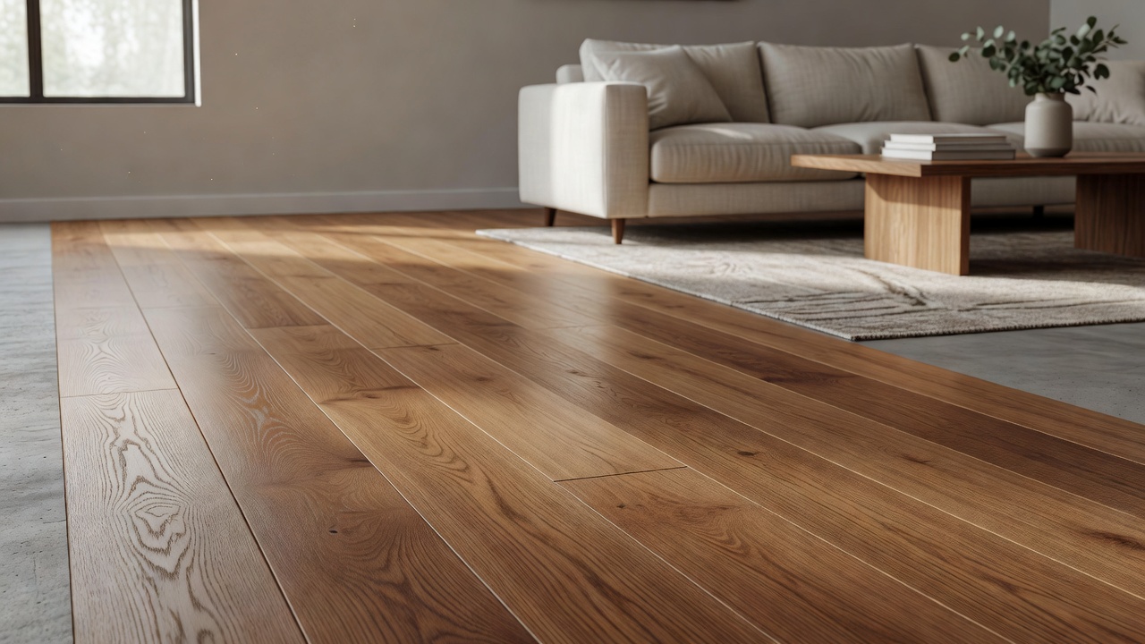Concrete Over Plywood and Hardibacker — modern flooring photography