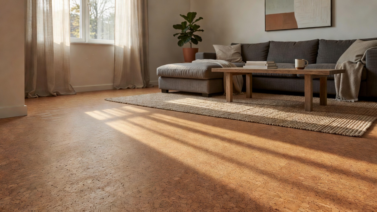 Cork flooring — modern flooring photography