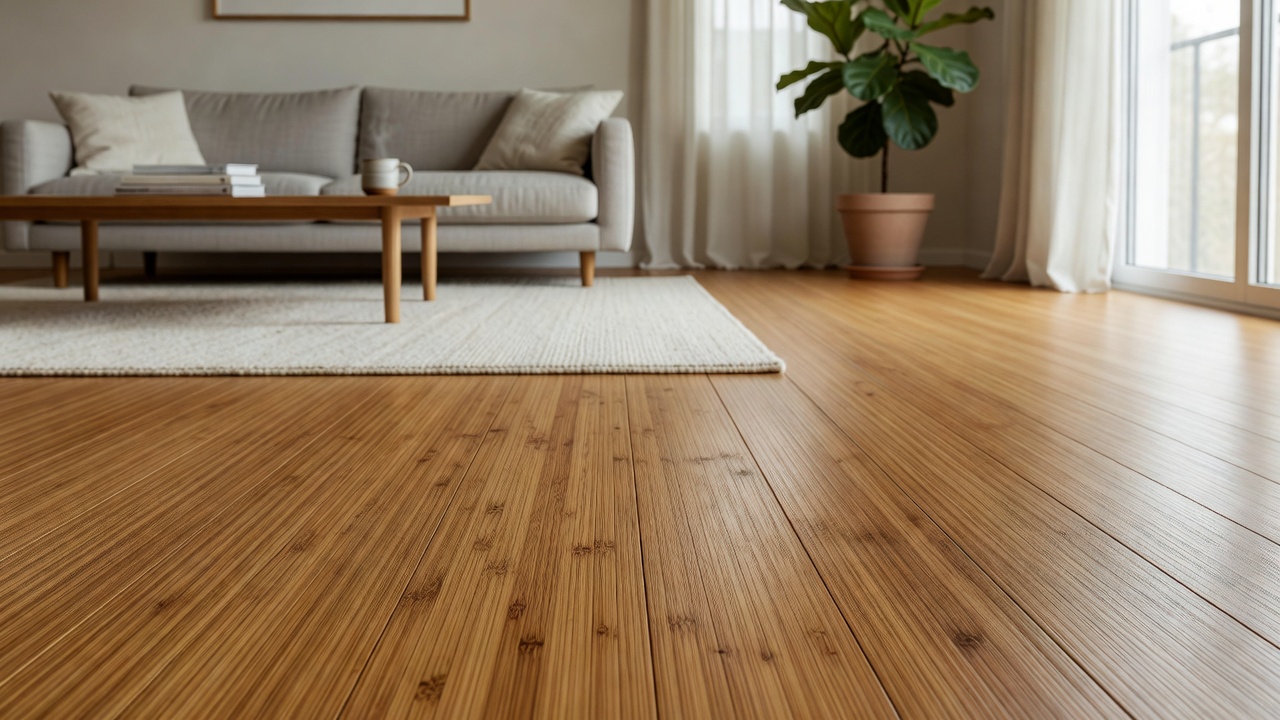 Cracking Noise from Bamboo — modern flooring photography