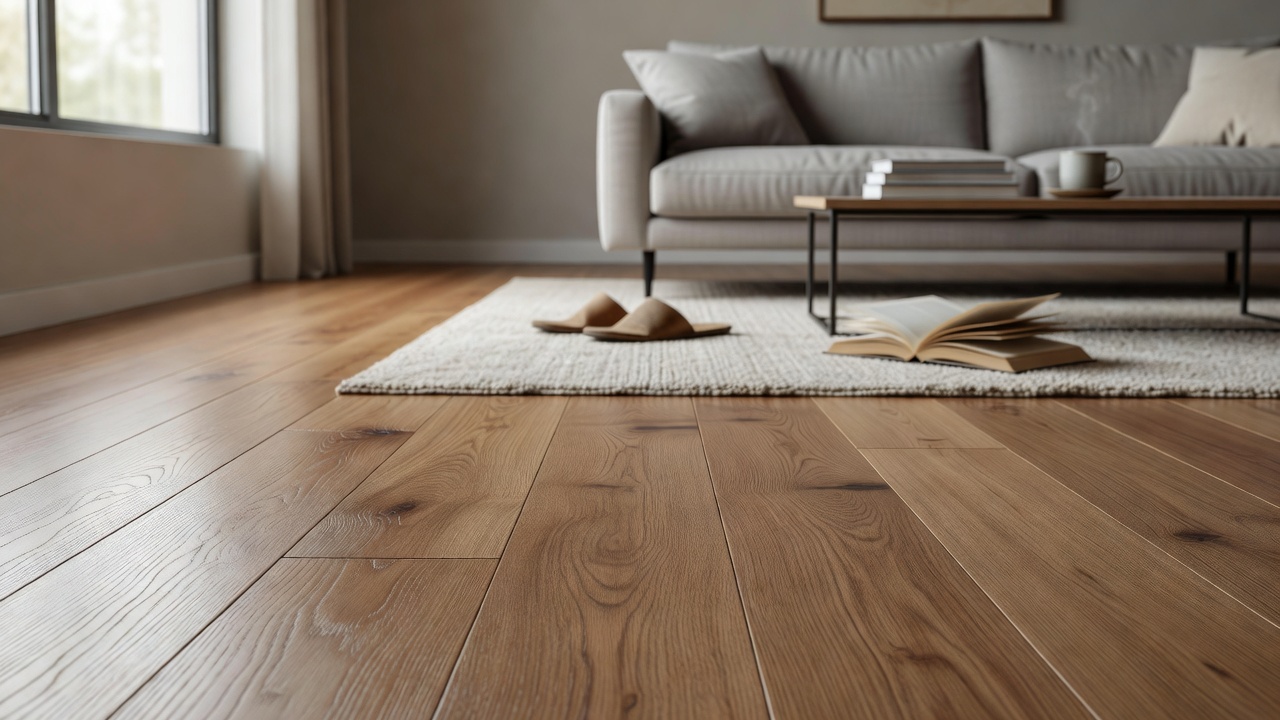 Cupping on New Floors — modern flooring photography