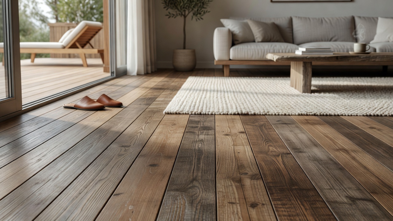 Deck Planking for Patios — modern flooring photography