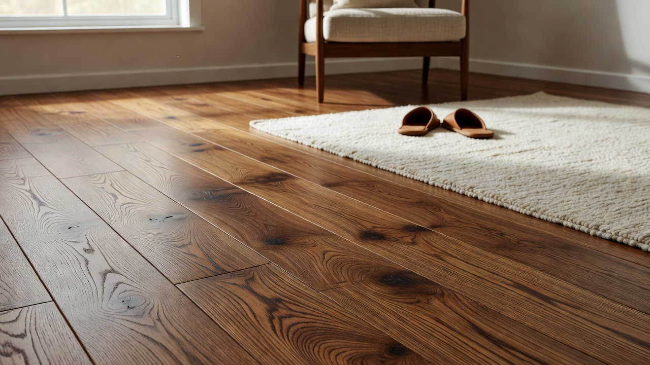 Did you know? – Sweeping your Hardwood is the key to happiness. — modern flooring photography
