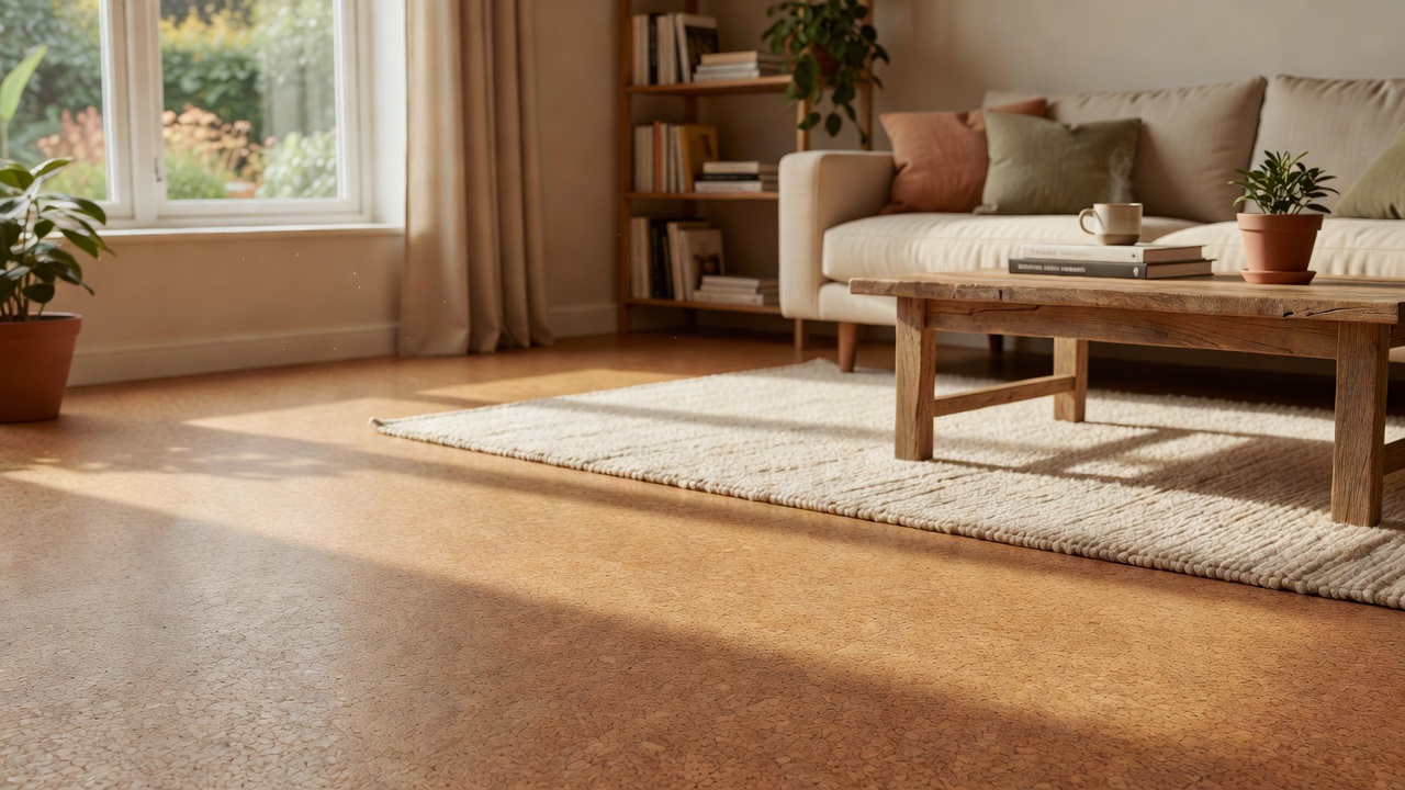 Enticing Cork Flooring Designs — modern flooring photography