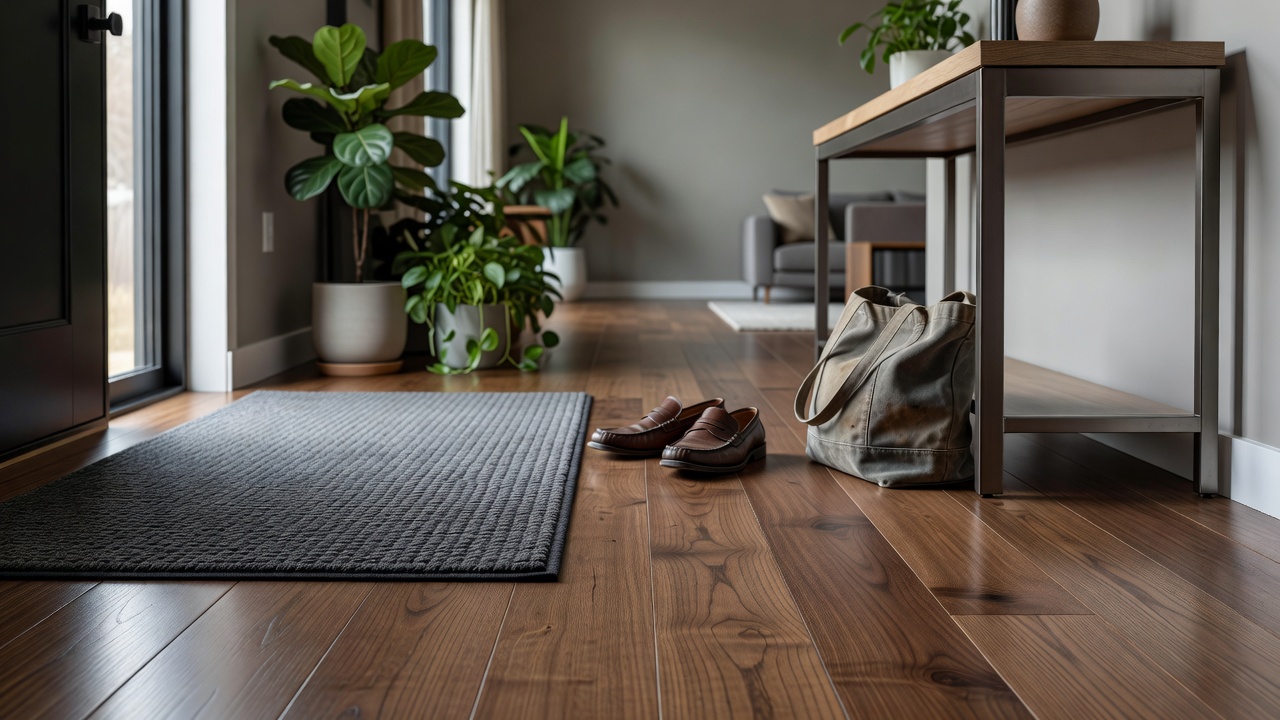 Entry Mats – Use ’em (mats) or Lose ’em (your floors) — modern flooring photography