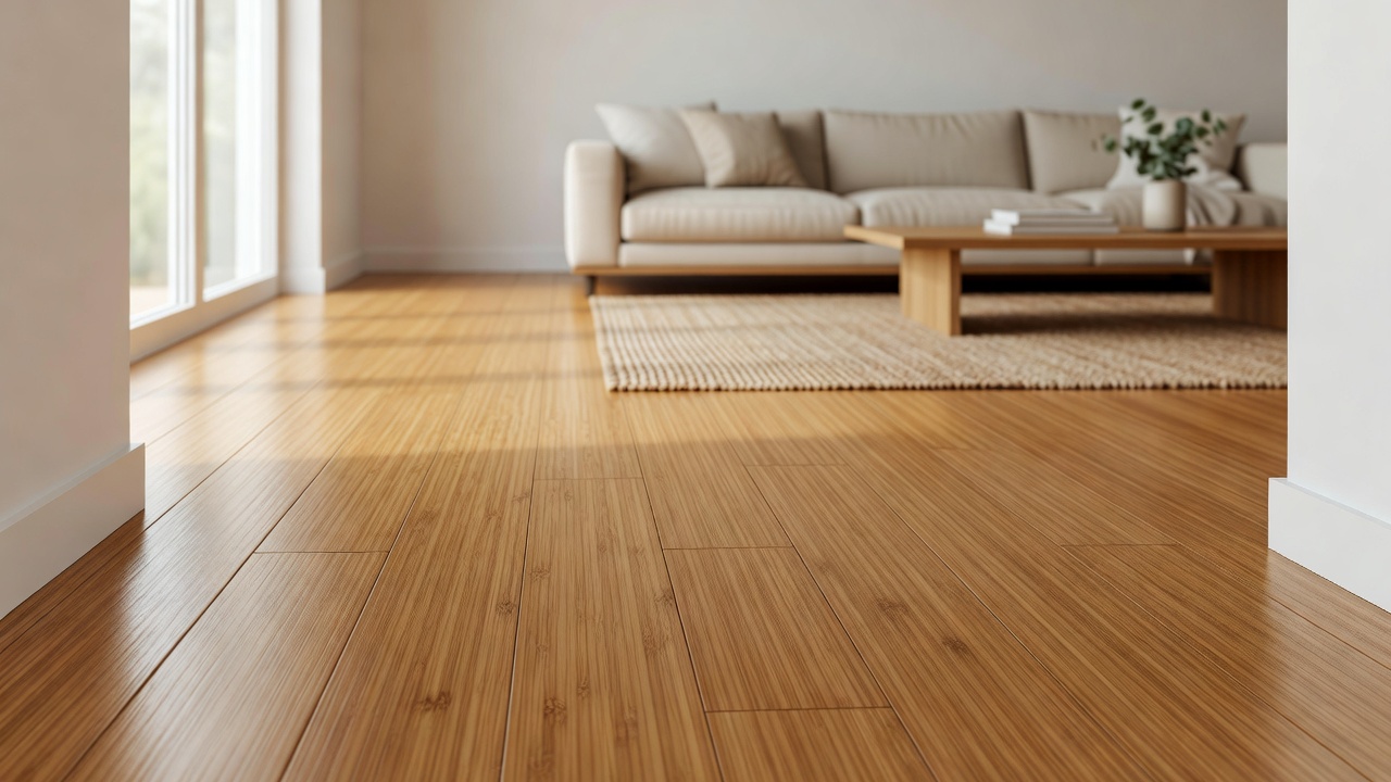 Expansion Gap for Bamboo Flooring — modern flooring photography