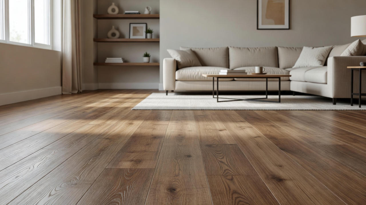 Finishing a Basement — modern flooring photography