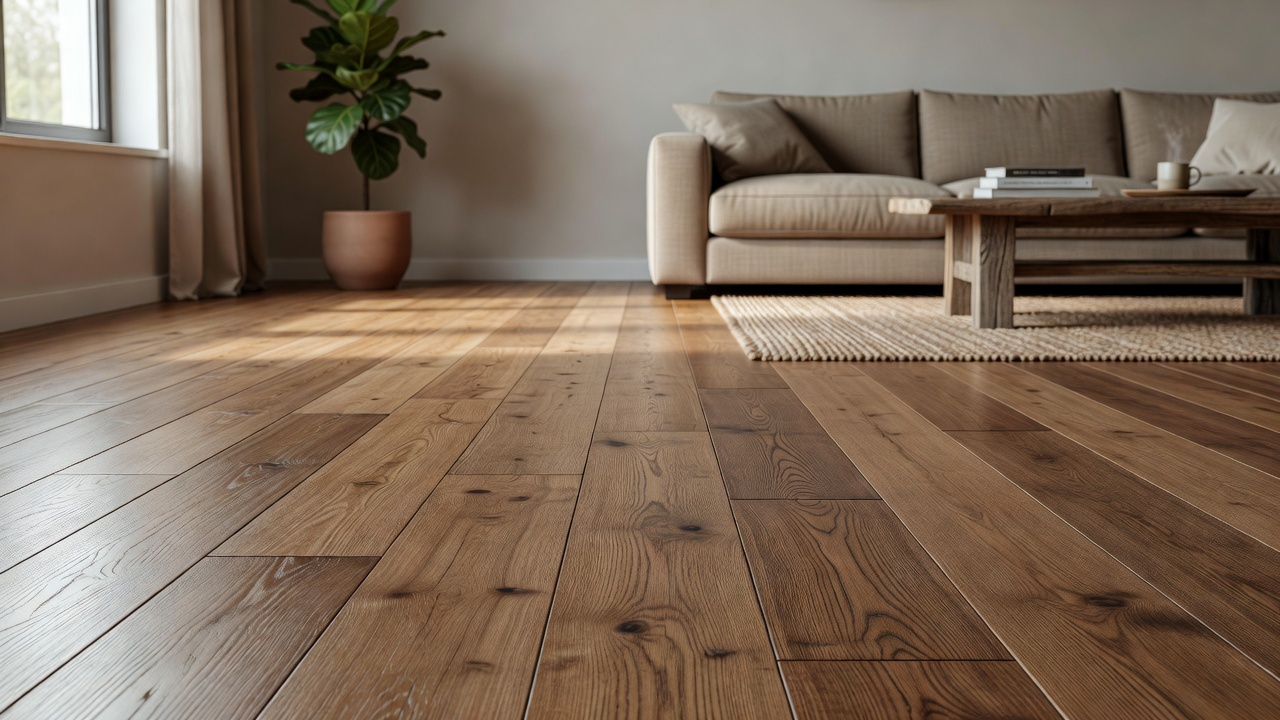 Floating vs Glued Wooden Floor — modern flooring photography