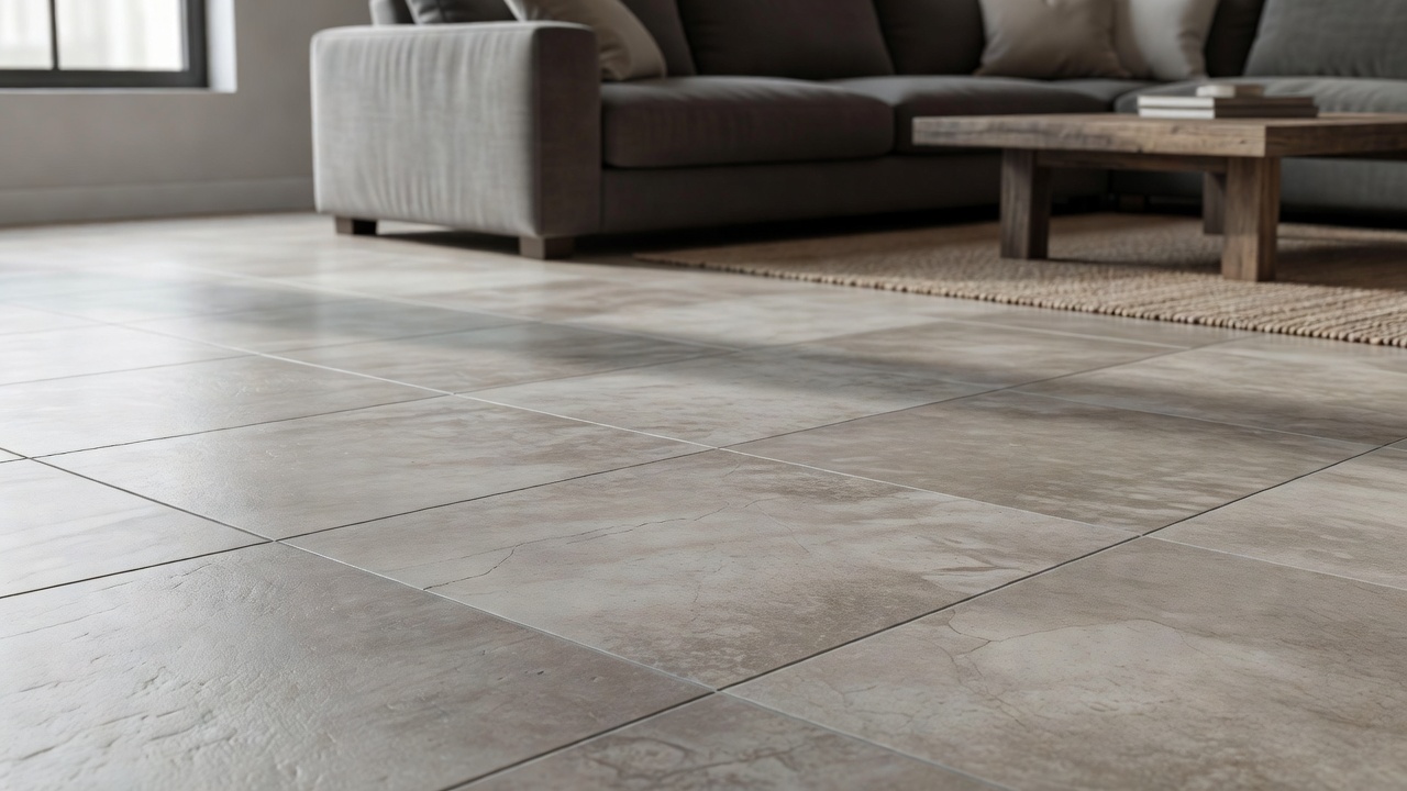 Floor Leveler Cracking — modern flooring photography