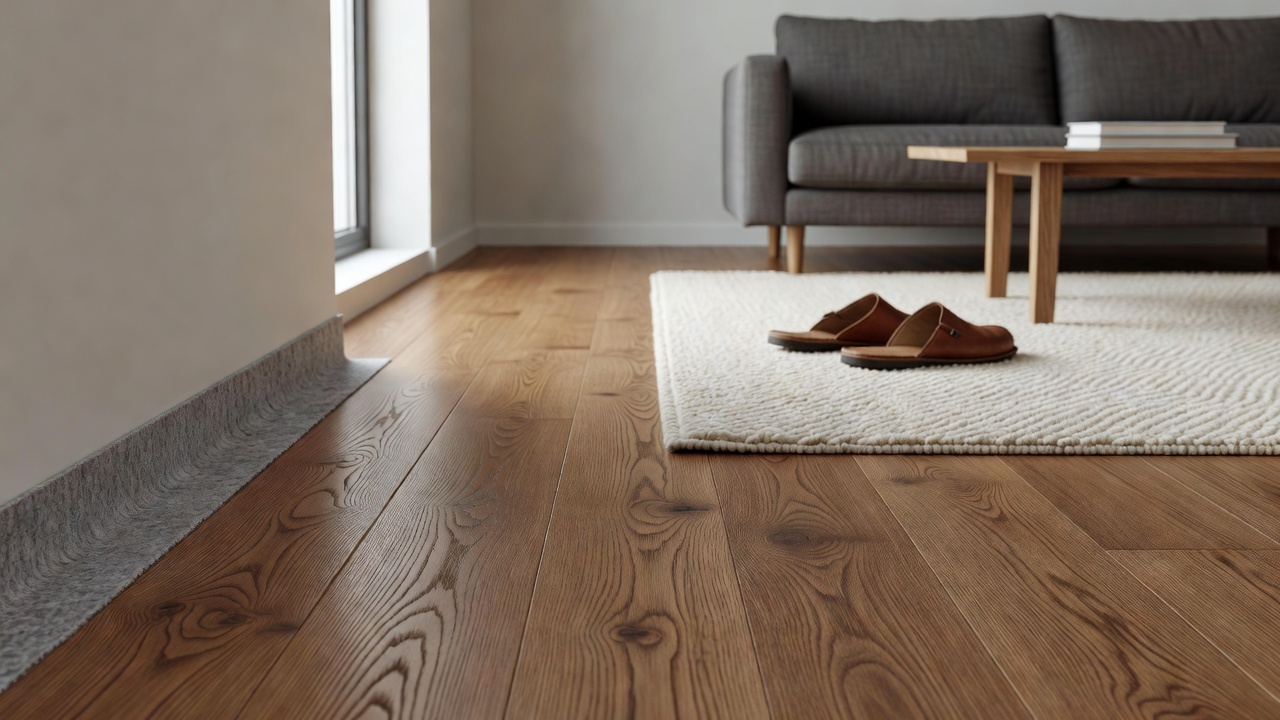 Glue Down Installation and Felt Paper — modern flooring photography