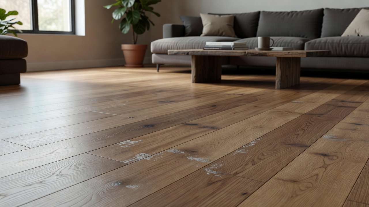 Glue Residue — modern flooring photography