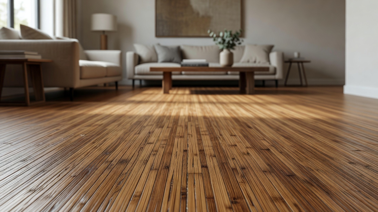 Handscraped bamboo flooring – very unique — modern flooring photography