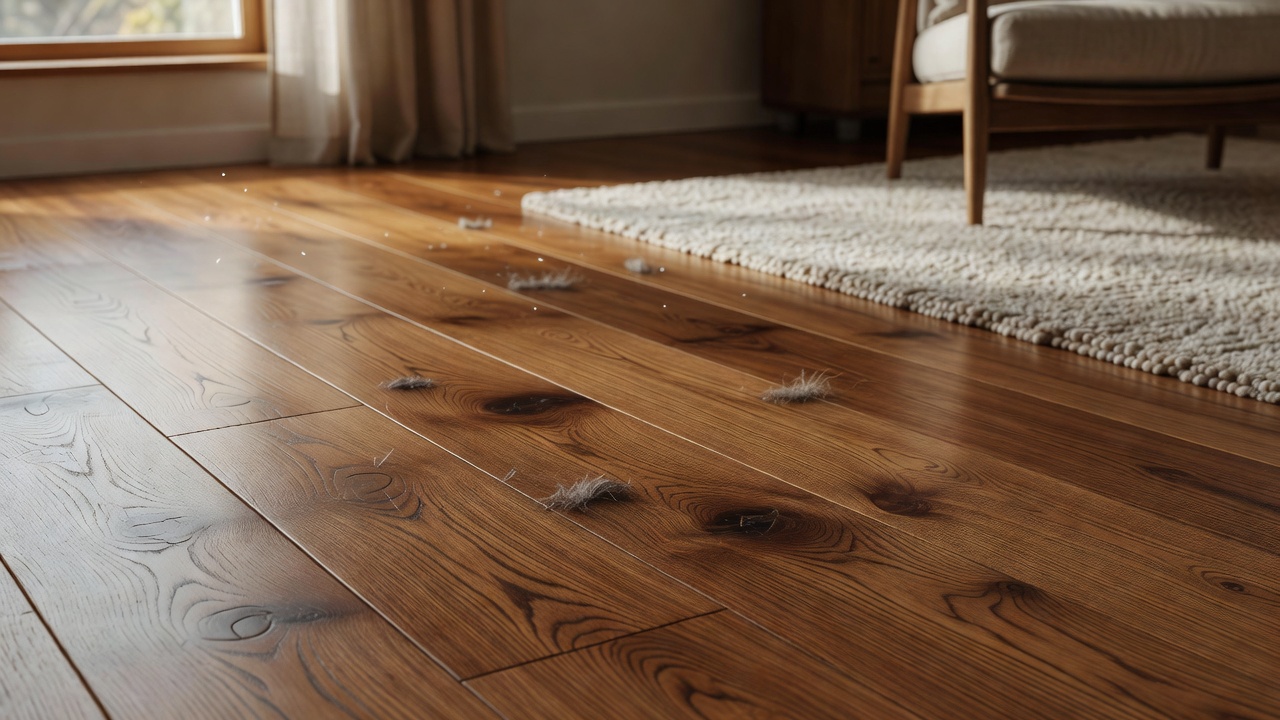Hardwood Flooring And Older Dogs — modern flooring photography