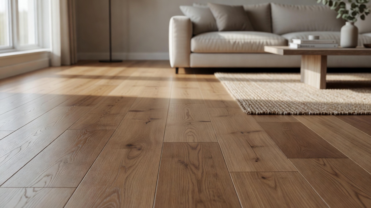 Hardwood Installation in a Condo over Gypcrete — modern flooring photography