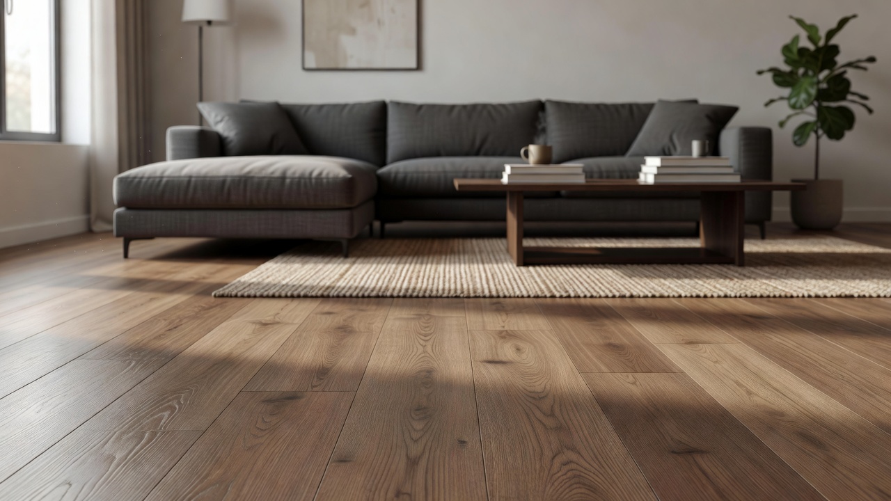 Hardwood – not Laminate – can use Refresher — modern flooring photography
