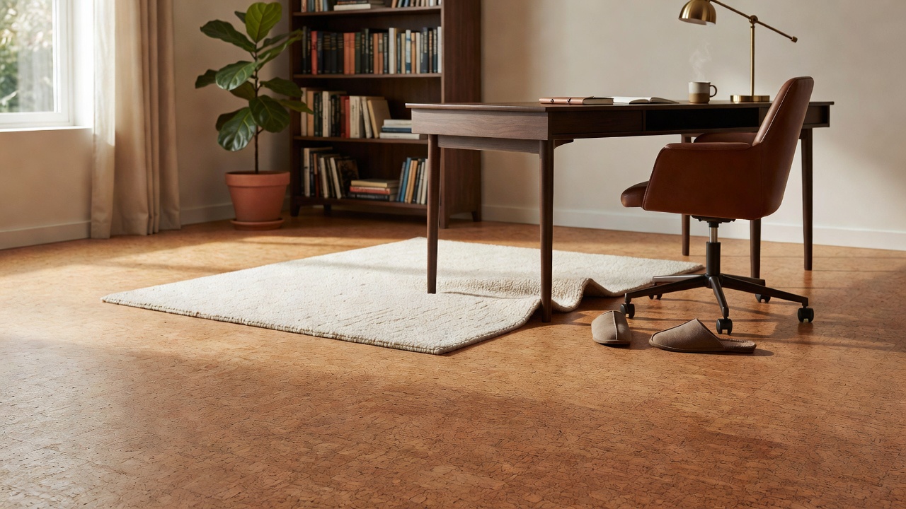 Home Office Flooring — modern flooring photography