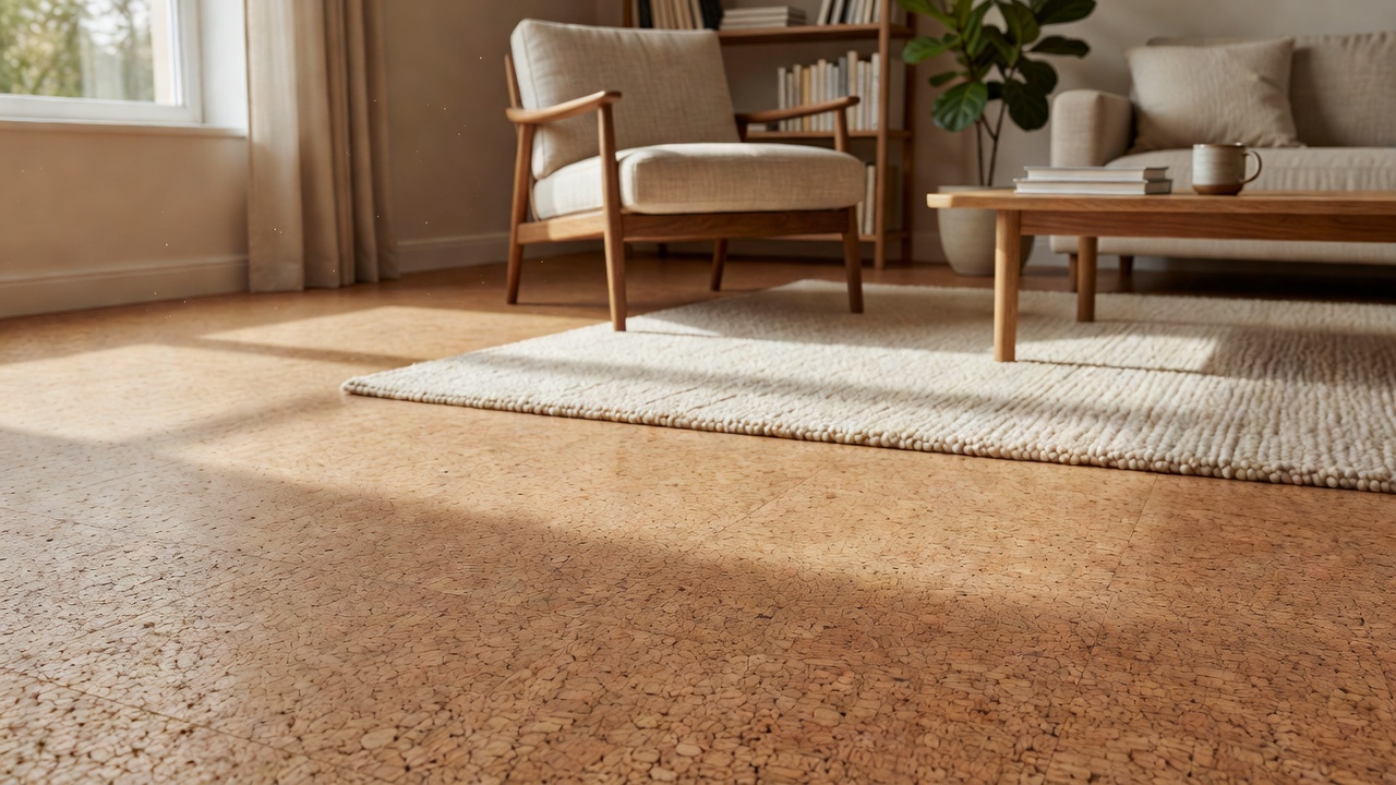 IIC Rating for Cork Floor — modern flooring photography