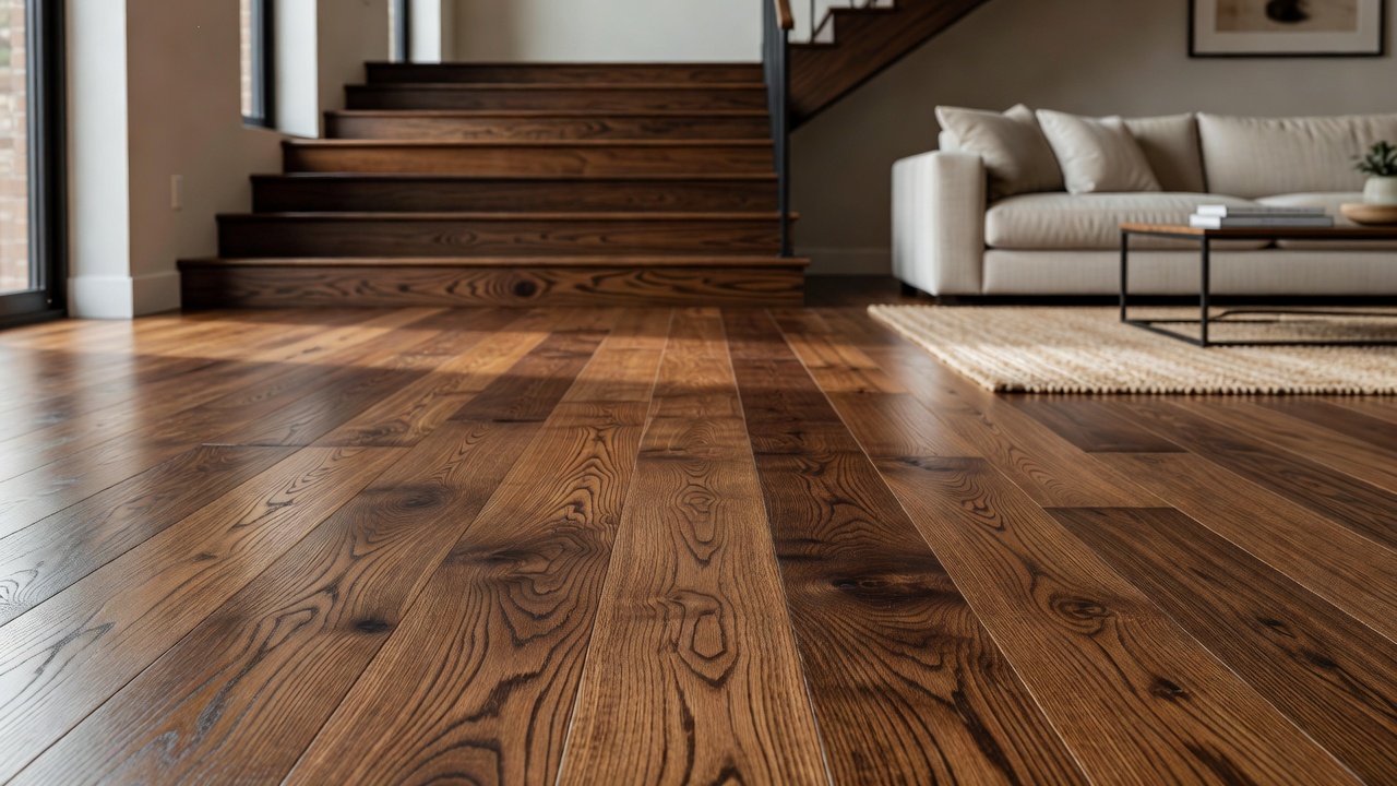 Installing Hardwood Stairs — modern flooring photography