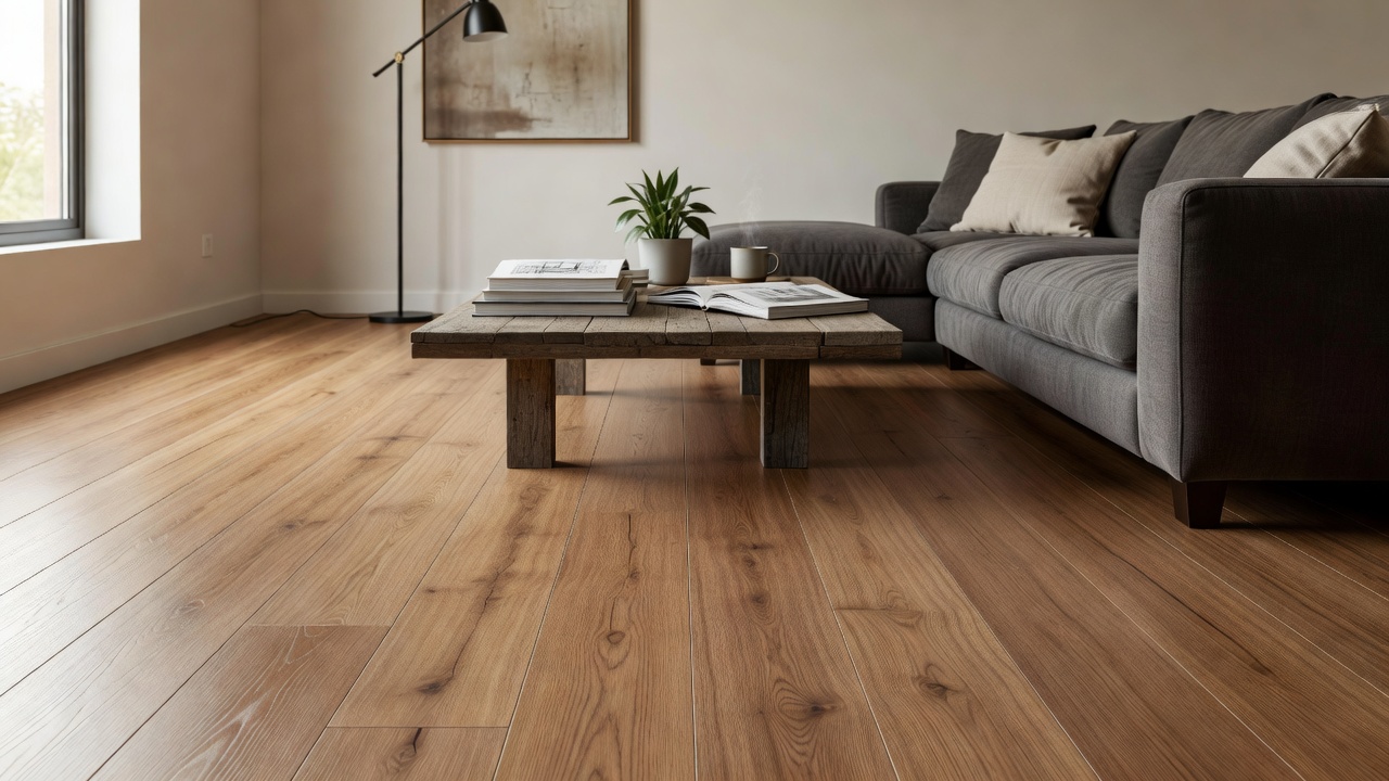 Installing Laminate Over Tile — modern flooring photography