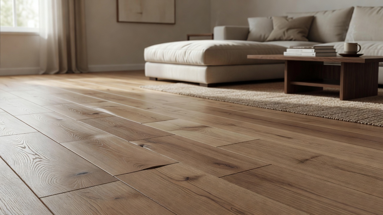 Kahrs Hardwood Floor – Warped Boards — modern flooring photography