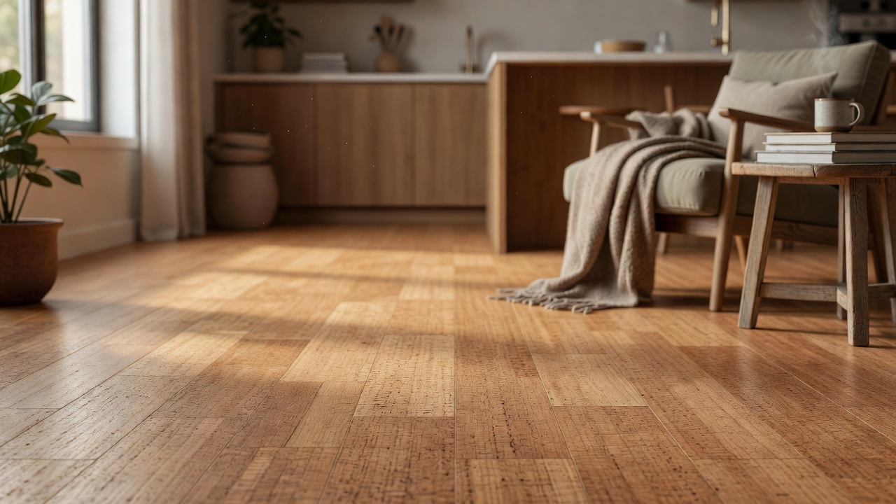 Kitchen Choice: Cork Flooring — modern flooring photography