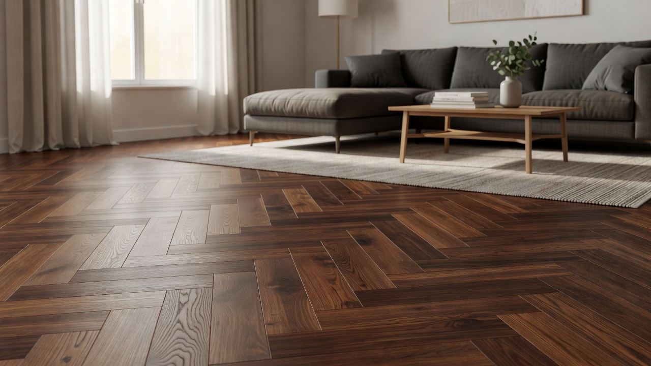 Laminate is red hot! — modern flooring photography