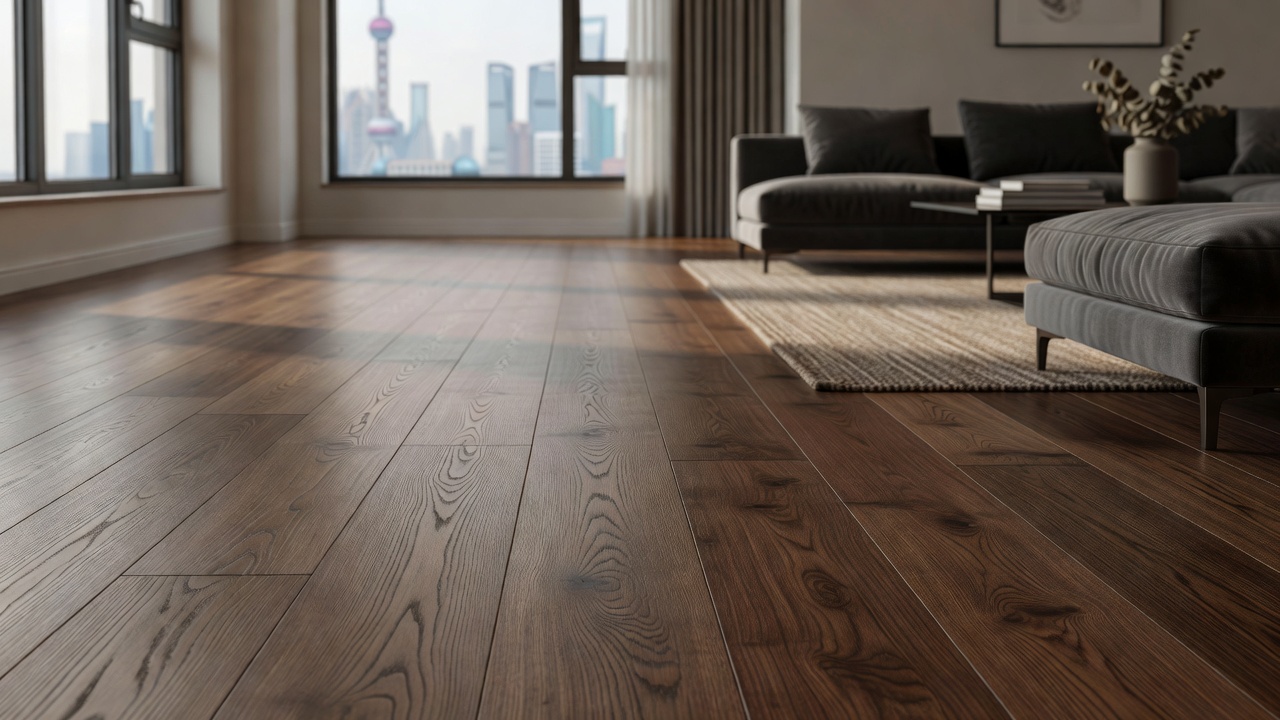 Landed in Shanghai — modern flooring photography
