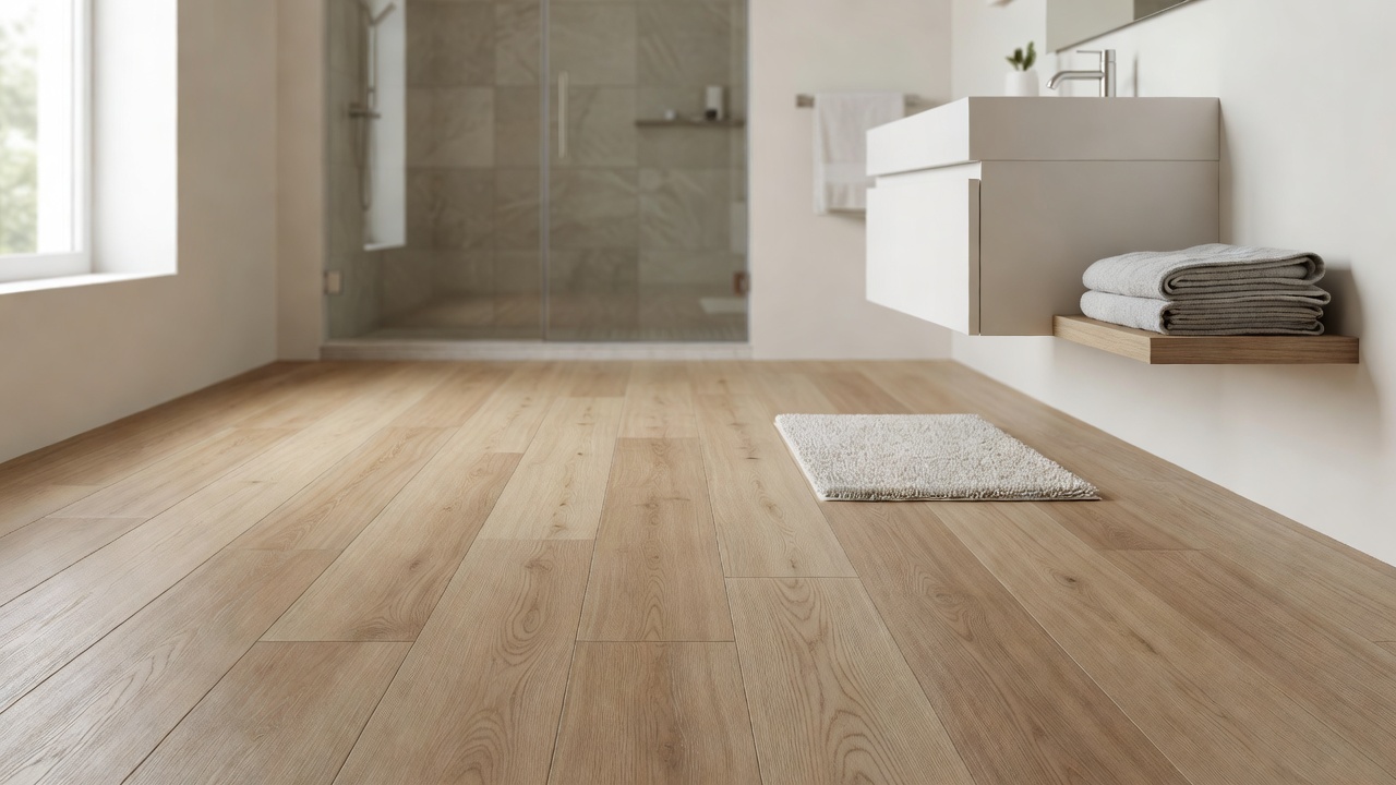 Options For Bathroom Flooring — modern flooring photography
