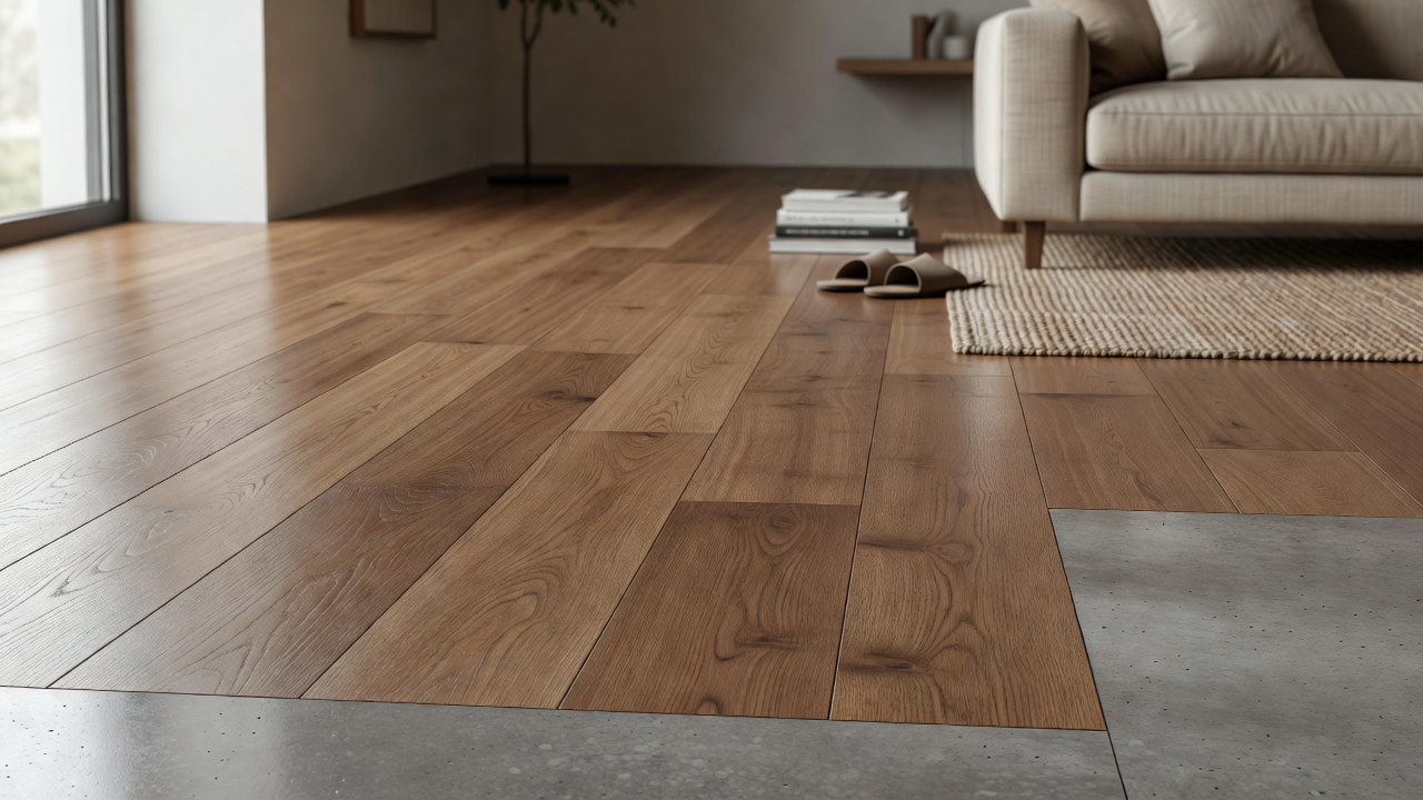 Options to Floor Over Concrete — modern flooring photography