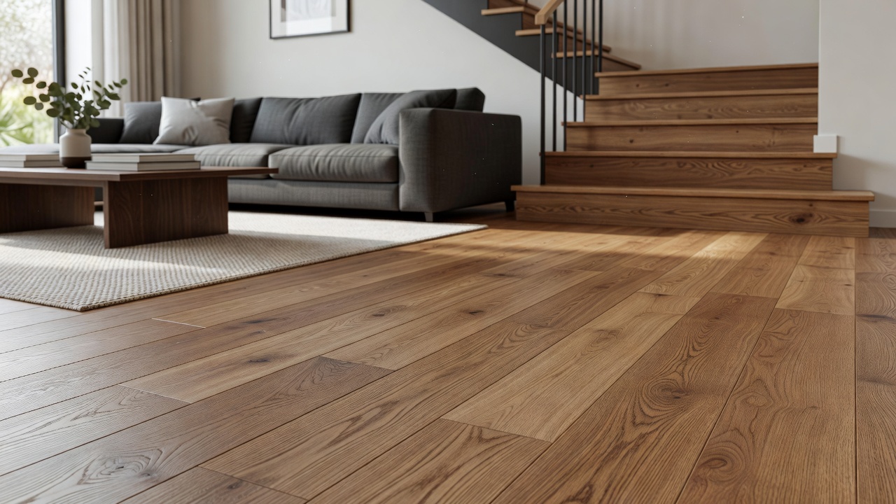 Pergo on Stairs — modern flooring photography