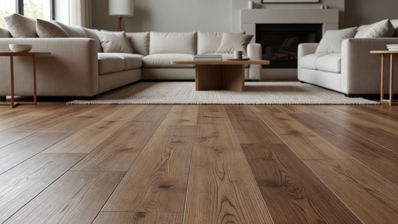 Pergo Over Tile — modern flooring photography
