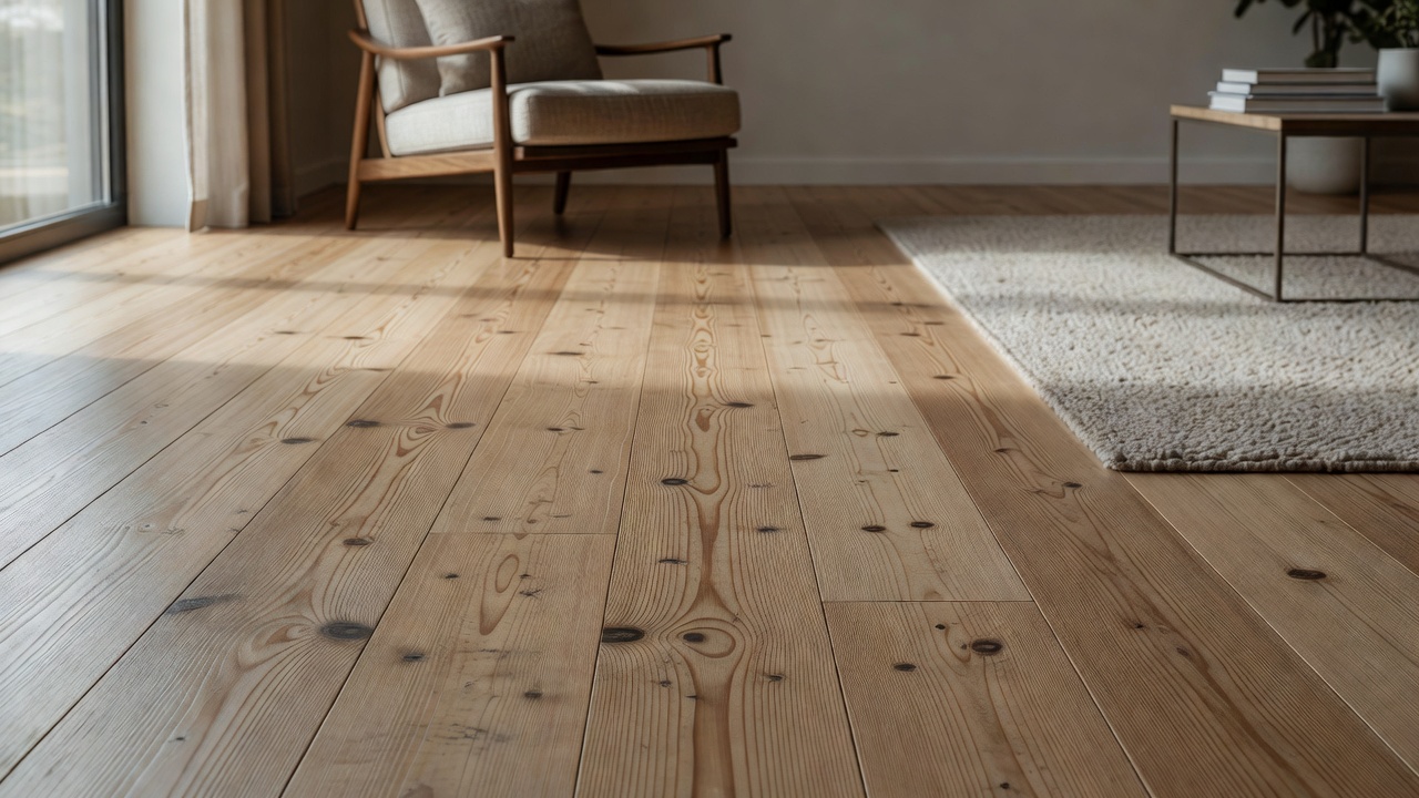 Pine Flooring Outside — modern flooring photography