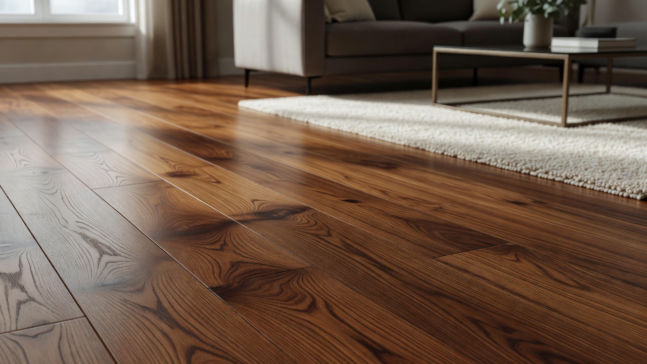 Polishing A Hardwood Floor — modern flooring photography