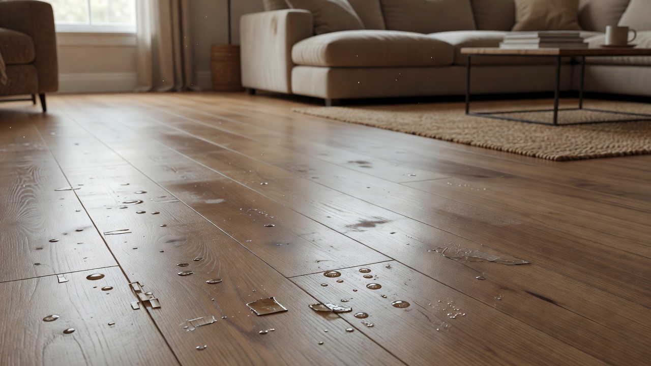 Problems With Finish – Dull or Milky Appearance, Spots, Flaking and Bubbling — modern flooring photography