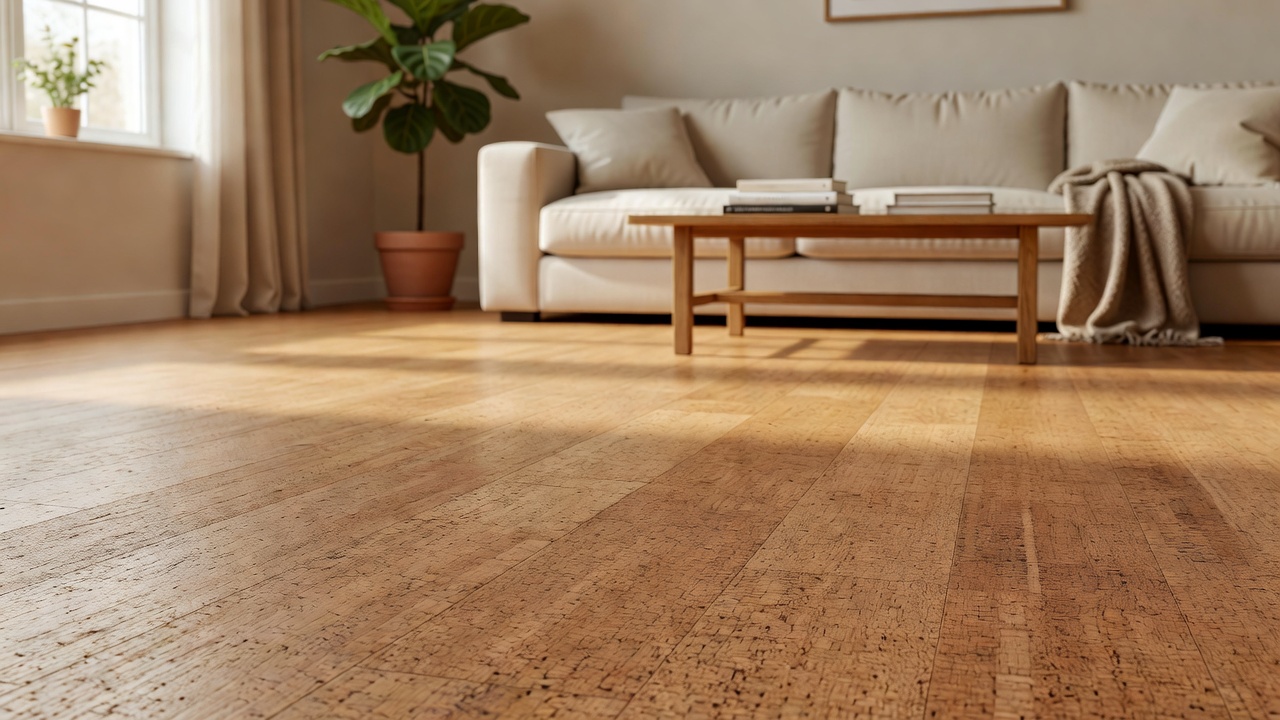 Quality of Cork Flooring — modern flooring photography