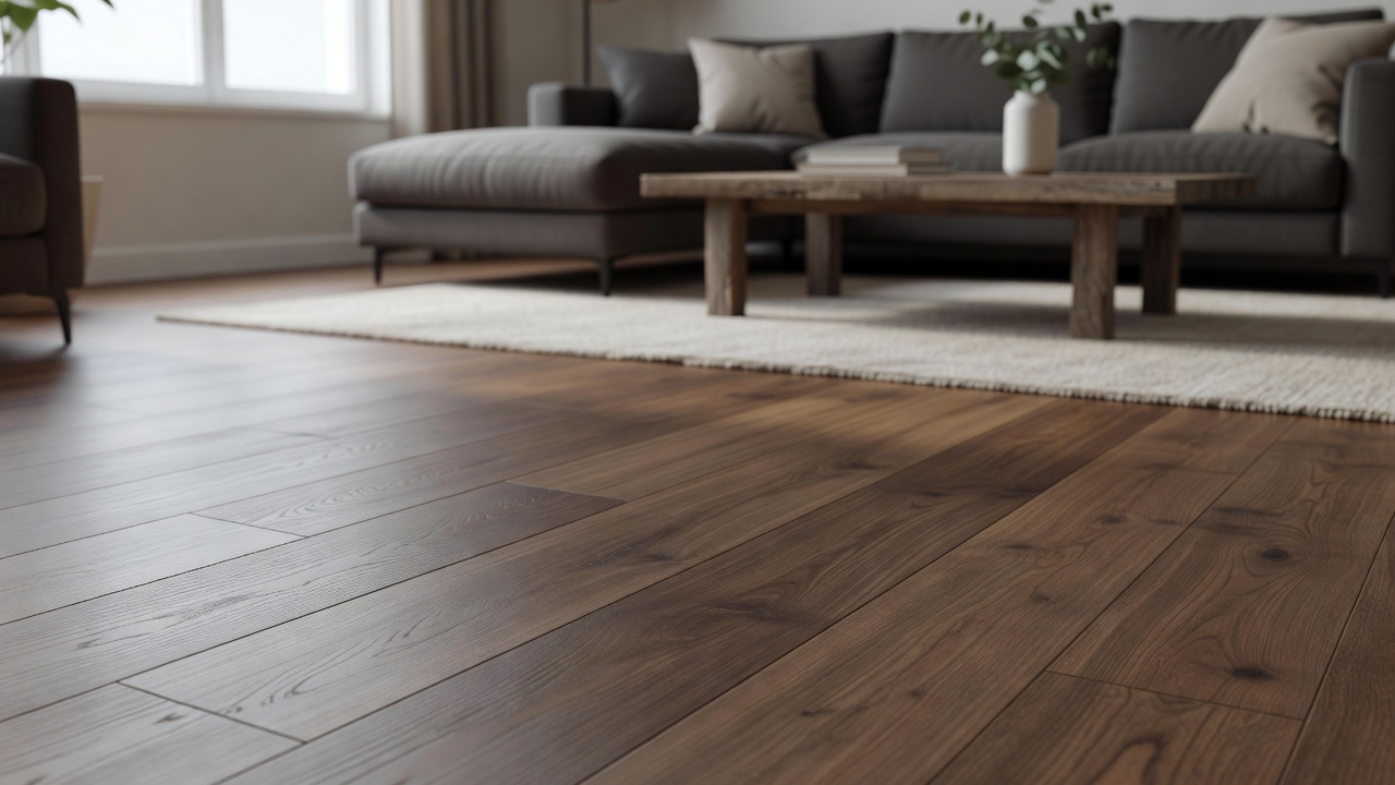 Quick Step Laminate Floor & Water Damage — modern flooring photography