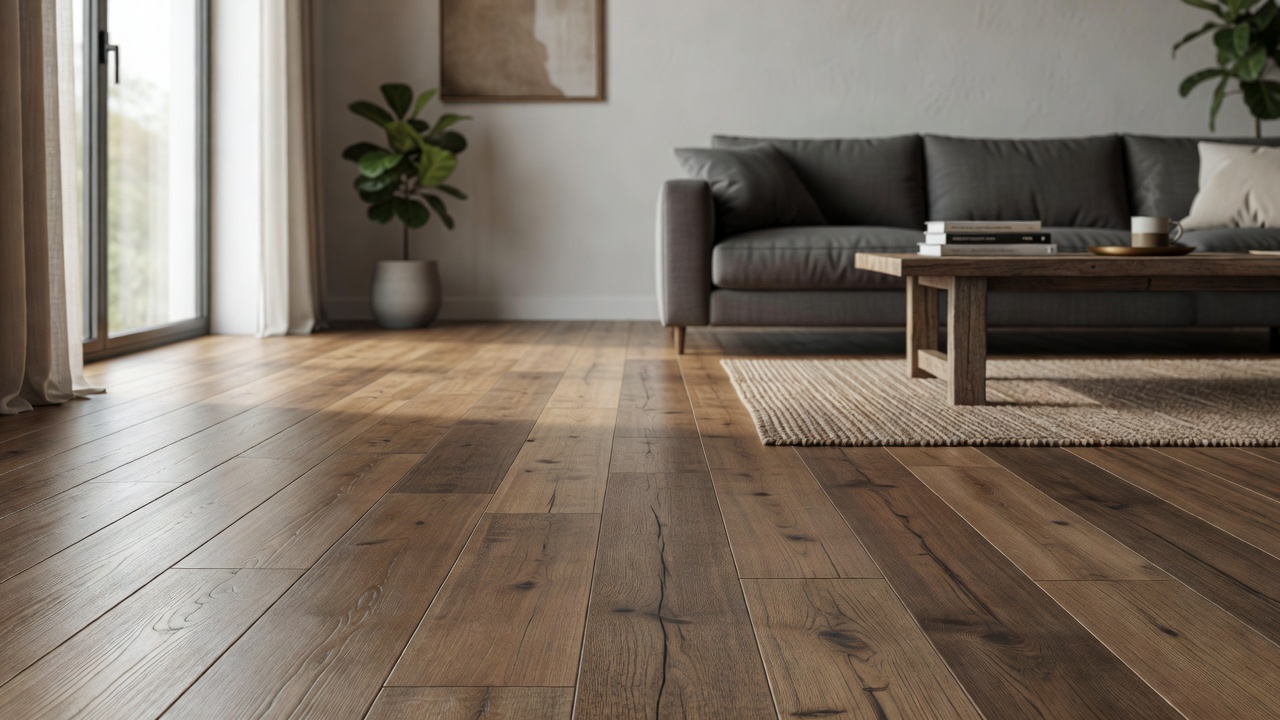 Random Width Laminate Flooring — modern flooring photography