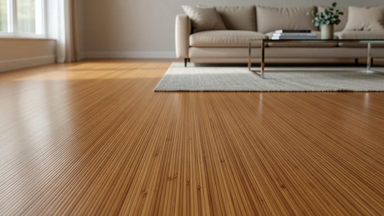 Refinishing Bamboo — modern flooring photography