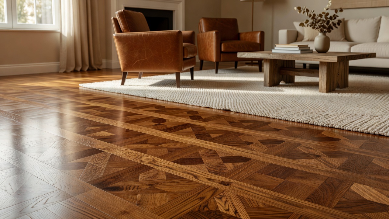 Refinishing Parquet Flooring — modern flooring photography