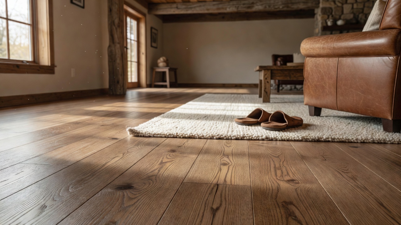 Remodeling an Old Camp House — modern flooring photography