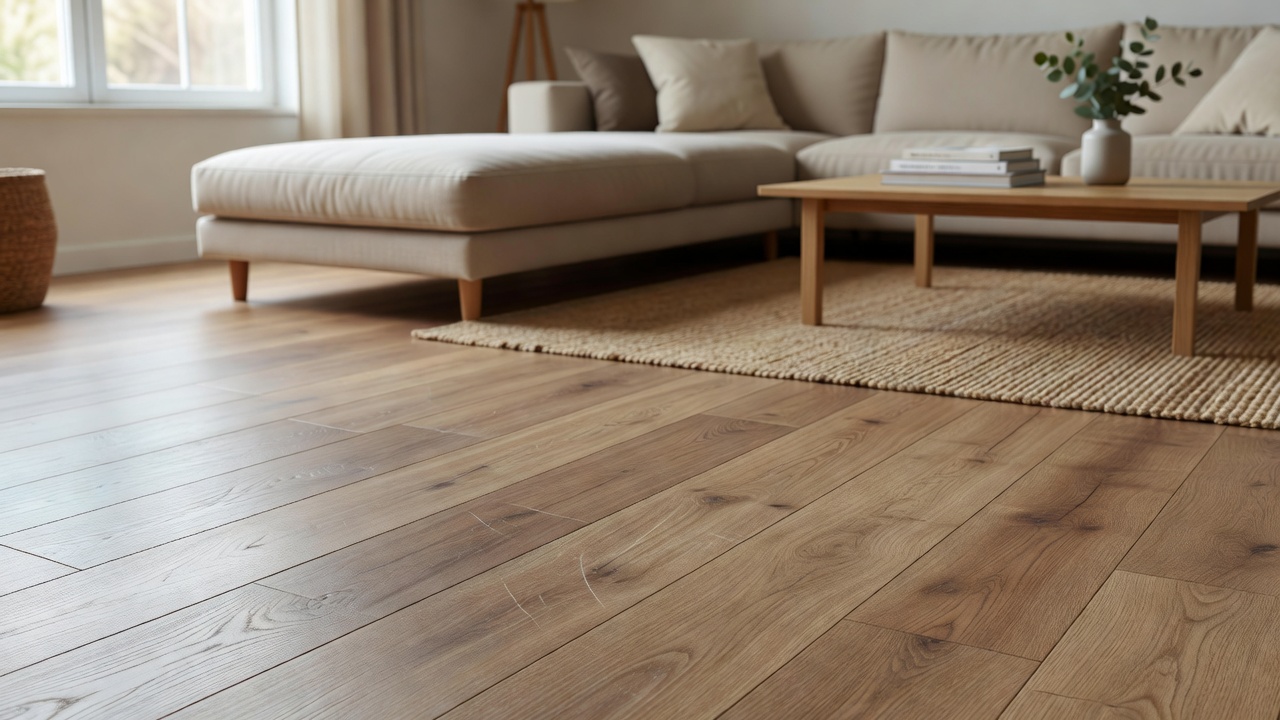 Repairing Scratches on Laminate Floors — modern flooring photography